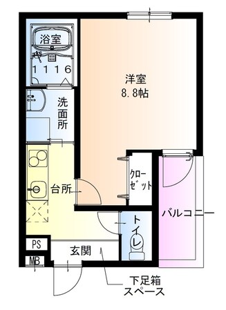 フジパレス出来島ＥＡＳＴⅢ番館の物件間取画像